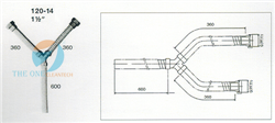 Ống nối ba 1 1/2